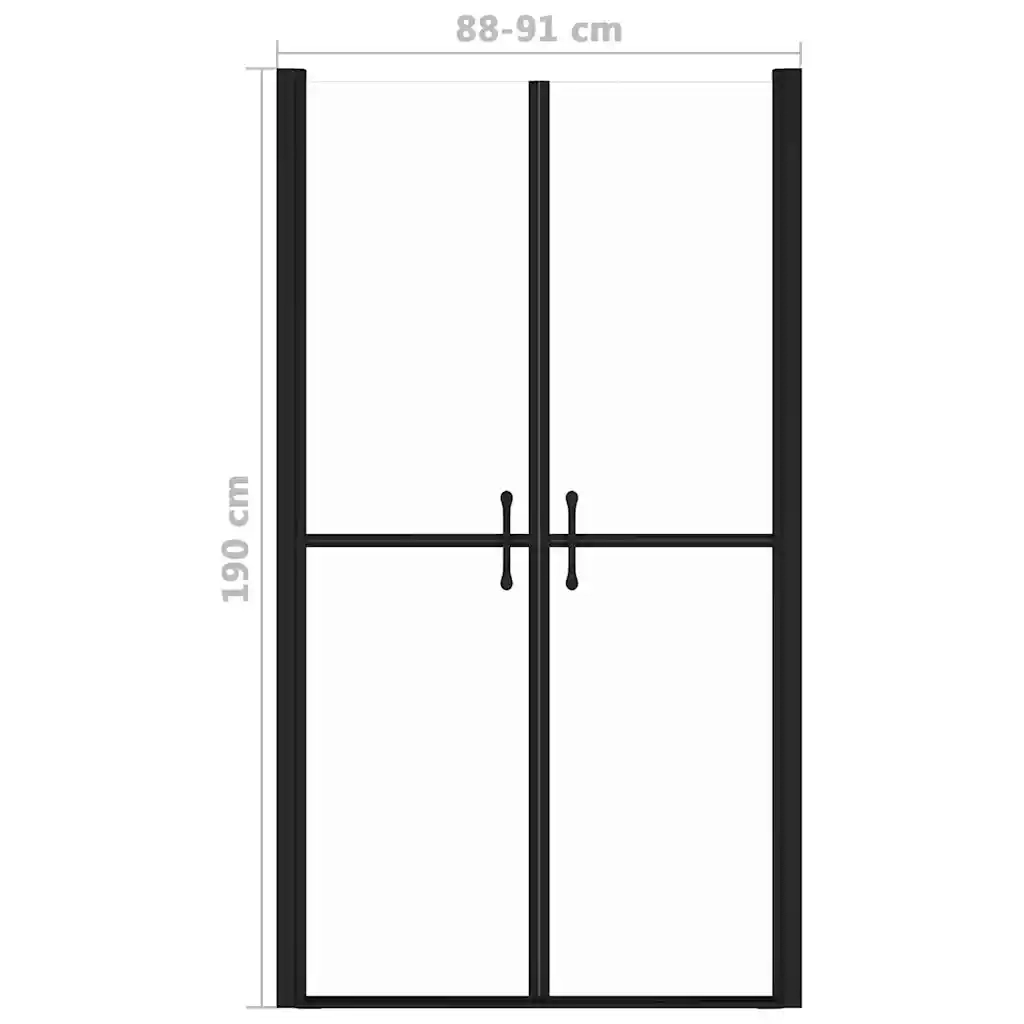 Porta per Doccia in ESG Liscio (88-91)x190 cm CFW2106751