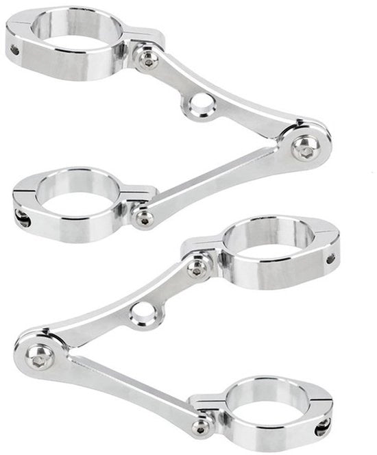 Supporti di lampada da capo in alluminio - Adattabili - Idonei per fori da 39-41 mm - Duraturi - Resistenti - Resistenti all'usura - Supporto di lampada da capo
