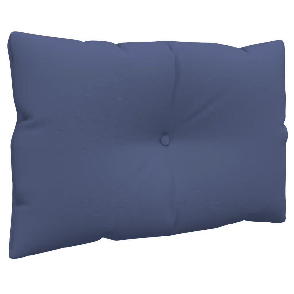 Set Cuscini per Pallet Blu Marino 60x38x13 cm in Tessuto 378176