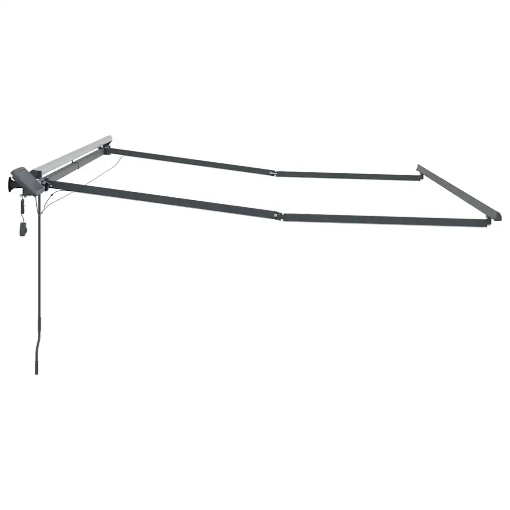 Tenda da Sole con Antracite 3 x 2,5 m Metallo 46871
