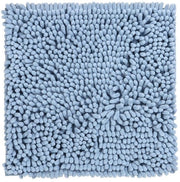 Pavimento da bagno in chenille premium (45x45cm) • Ideale per pavimento da bagno, tappeto da bagno, pavimento da bagno • Sovraccoperta morbida, antiscivolo e lavabile • Pavimento da bagno senza spazio vuoto • Colore: Blu chiaro