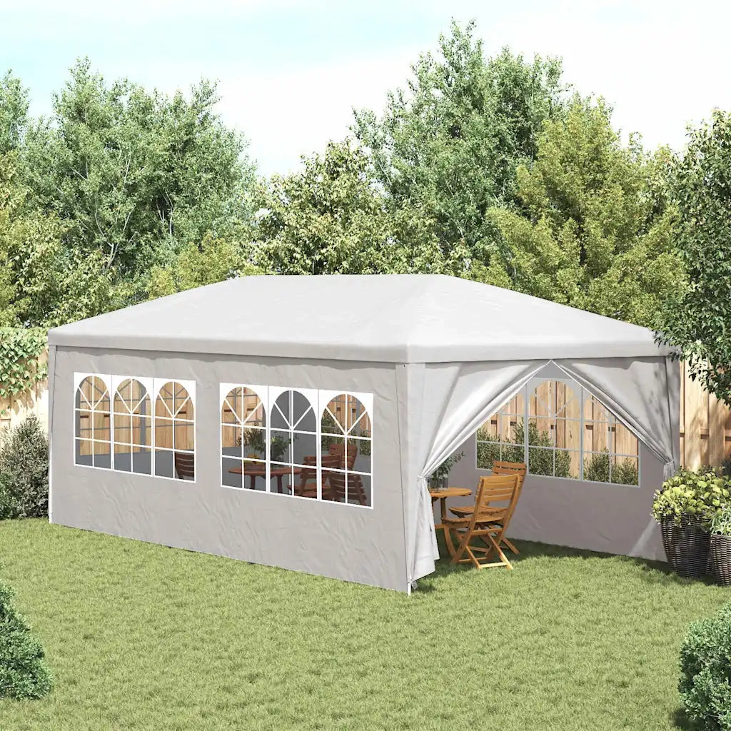 Tenda per Feste-Tenda Gazebo 3x6 m Bianca