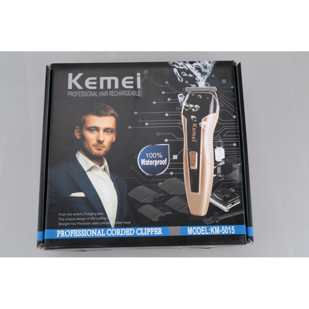 Trade Shop - Taglia Capelli Rasoio Regola Barba Elettrico Ricaricaricabile Impermeabile -
