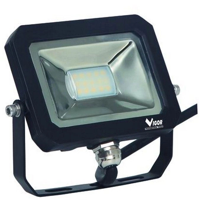 Vigor 34784-10 Lumy Faro Proiettore LED 10W 850lm IP65 Classe A Luce Bianca 4000K colore Nero