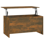 Tavolino da salotto | Tavolino da caff¨¨ | Tavolino da Soggiorno Rovere Fumo 102x55,5x52,5 cm in Legno Multistrato