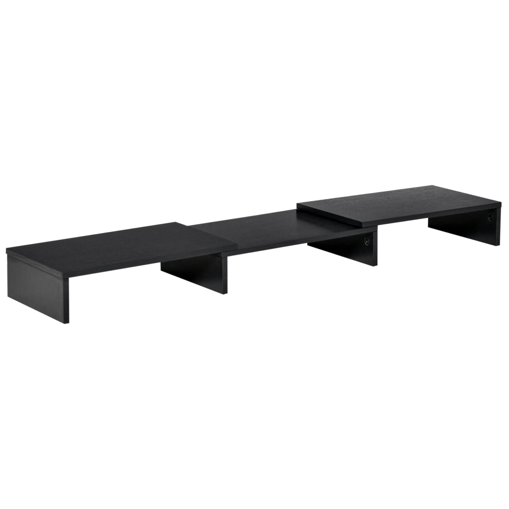 Supporto regolabile per monitor ¨C Zephmum ¨C Nero 80-117x23,5x10 cm