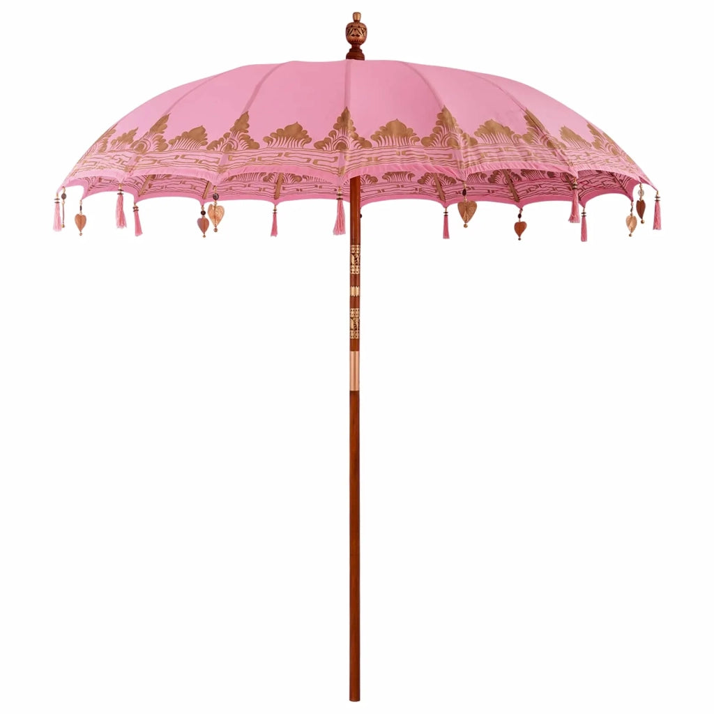 Ombrello balinese con base 2 pz Rosa 3433029