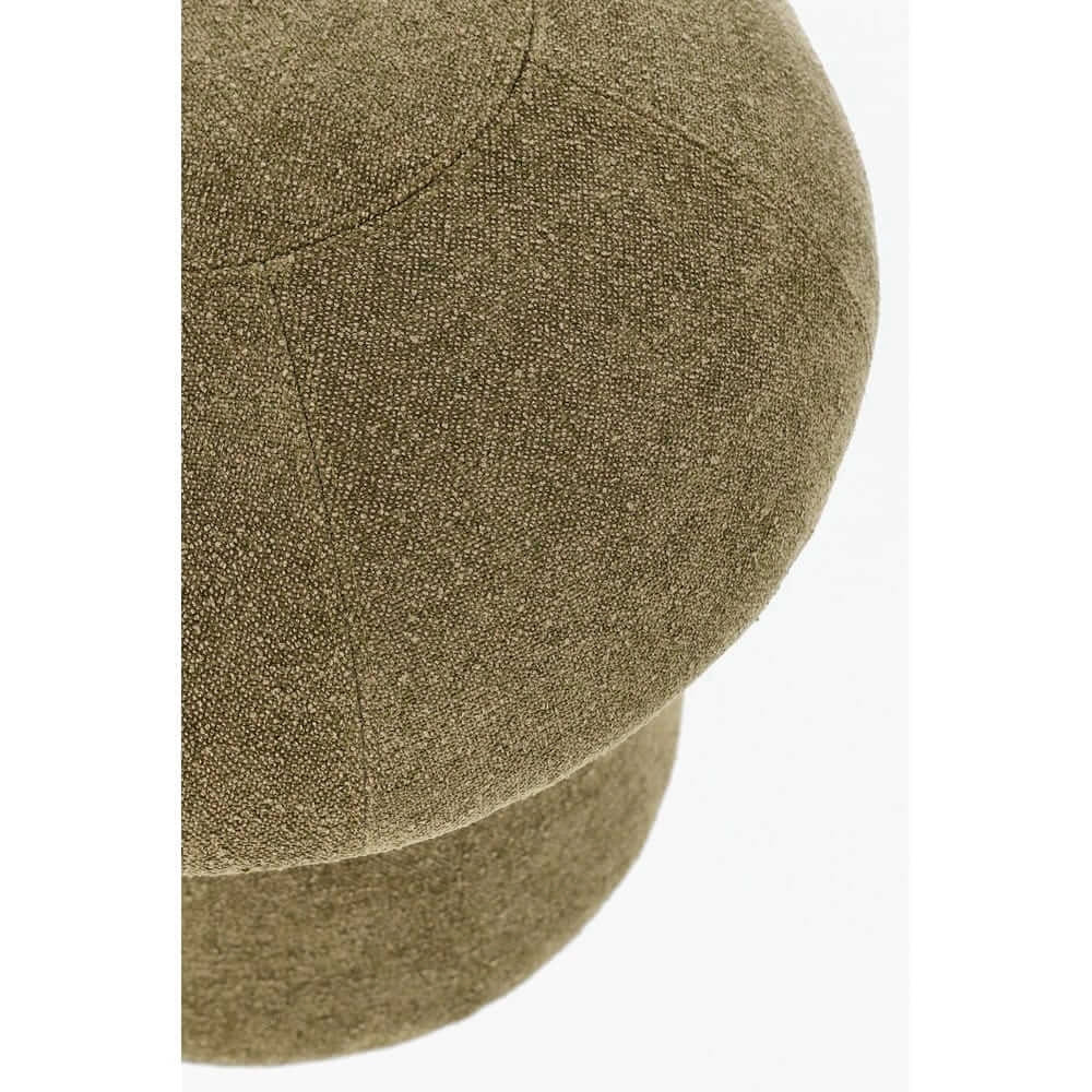 Pouf a Fungo in Tessuto Ciniglia Design Moderno - CELINE