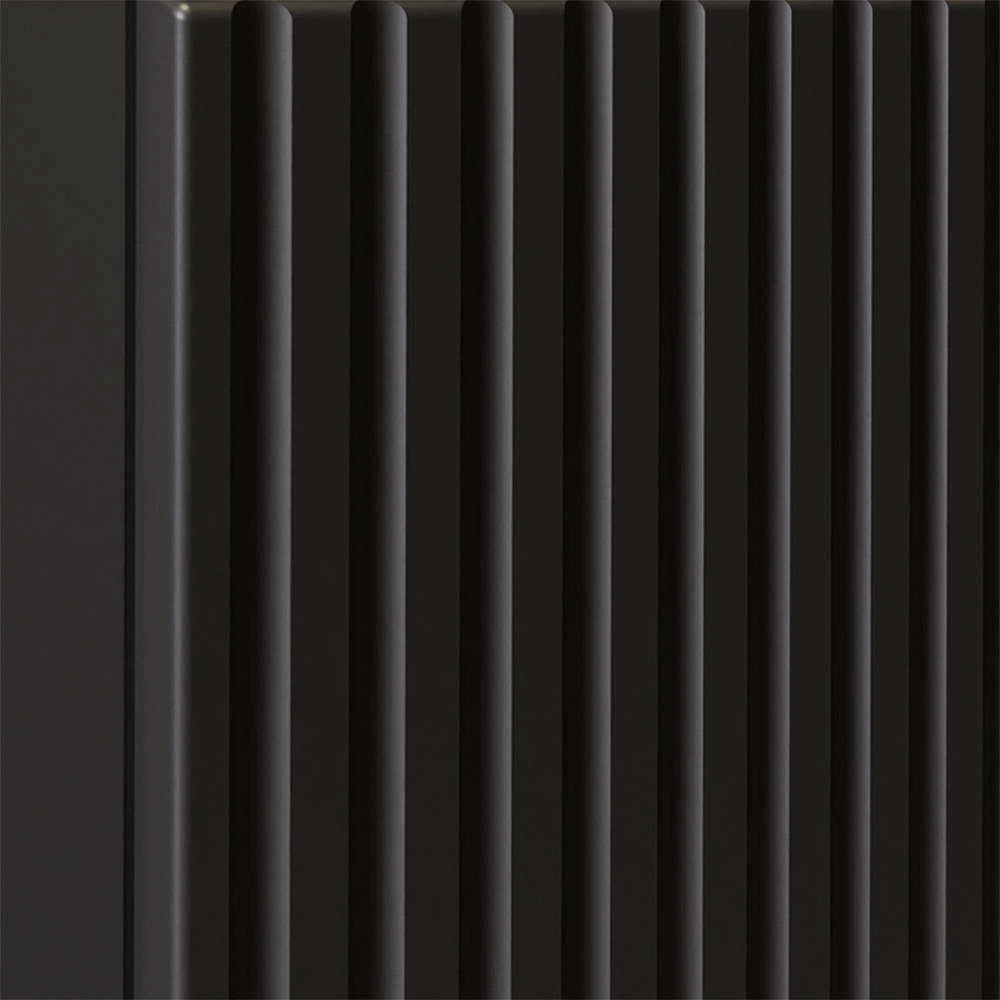 Mobile Sottolavabo da Parete NEWPORT con 2 Cassetti 60 x 60 x 40 cm - Nero [en.casa]