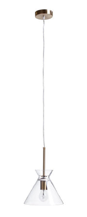 Lampadario 1 luce D.24x160h metallo