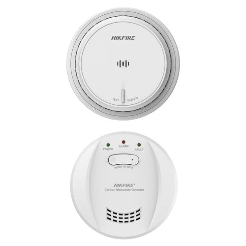 Sensore gas hikvision ine418 hikfire kit monossido + fumo white