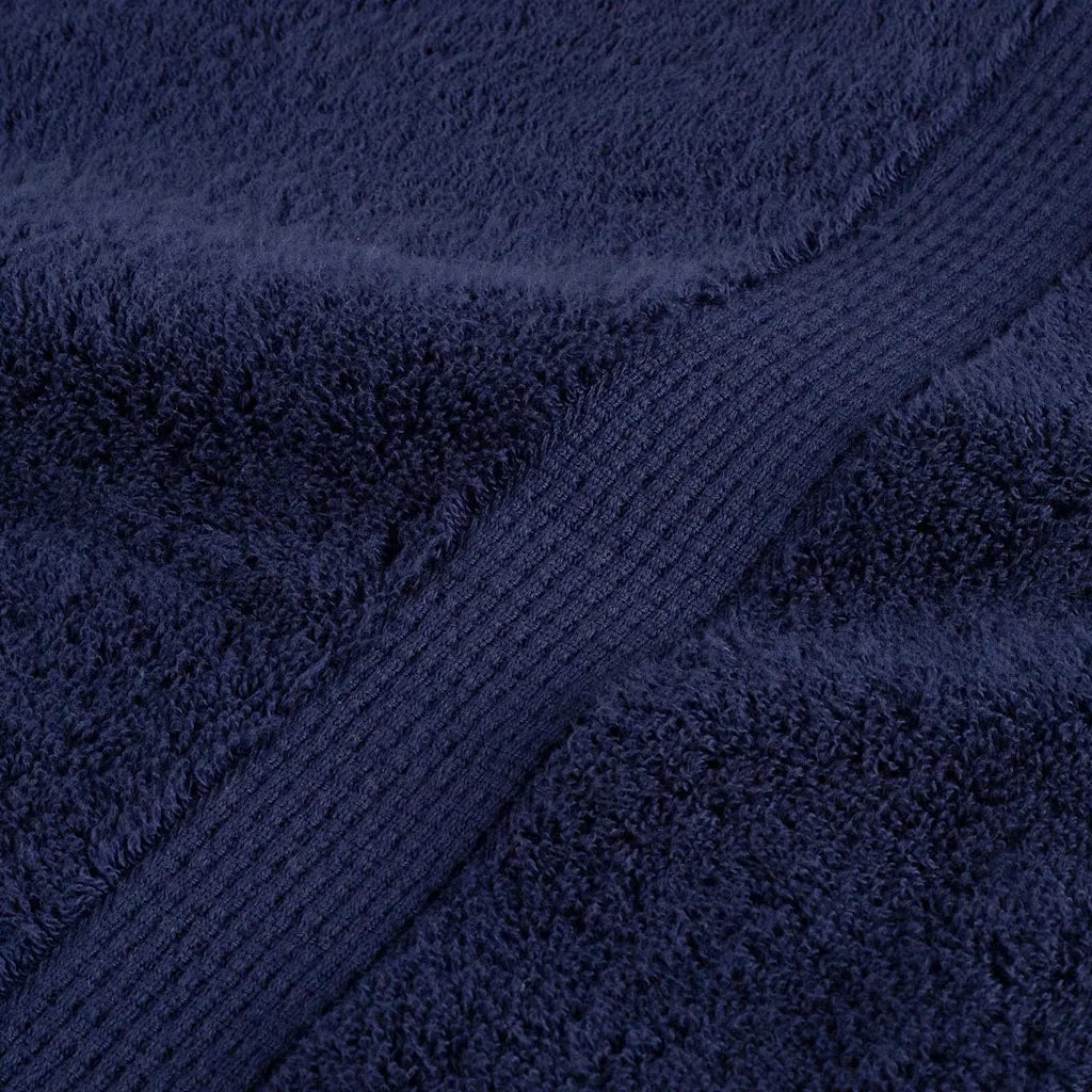 vidaXL Panni per il viso SOLUND 10 pcs Blu marino Cotone