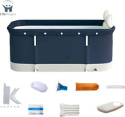 Zitbad per Bagno per Adulti - Bagno Mobili per Adulti - Bagno Opportuno per Adulti - Bagno da Giacenza - Bagno da Appendere - Bagno Portatile - Bagno con Funzione di Riscaldamento e Raffreddamento - Blu