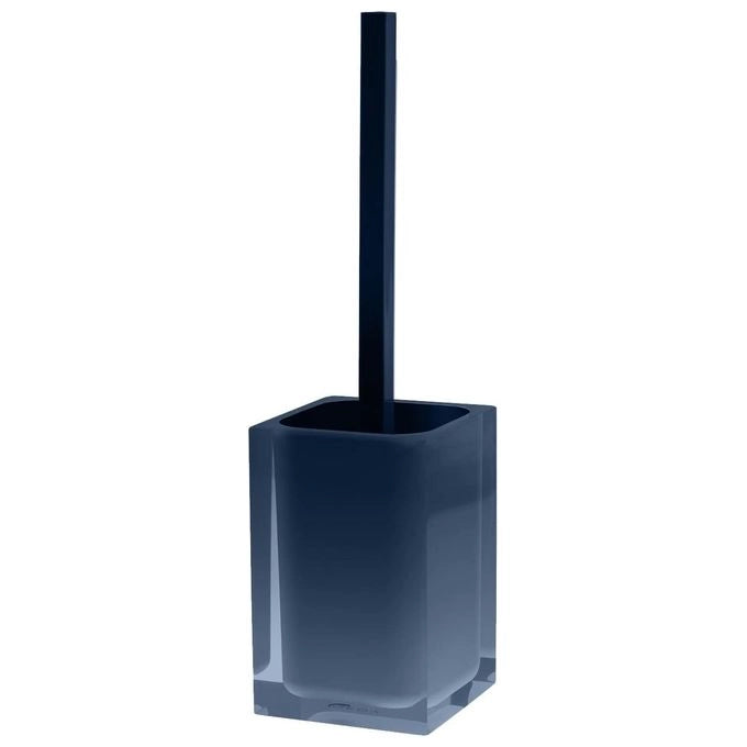 Gedy RA336500300 Rainbow Porta Scopino WC in Resina Blu Petrolio colore Blu Petrolio