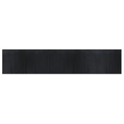 Tappeto del soggiorno | Tappeto Rettangolare Nero 100x1000 cm in Bamb¨´