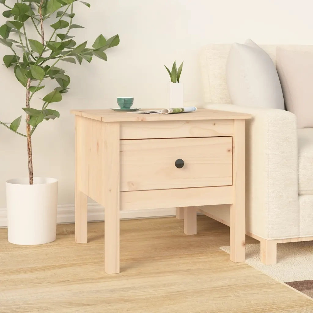 Tavolini 2 pz 50x50x49 cm Legno Massello di Pino 813795