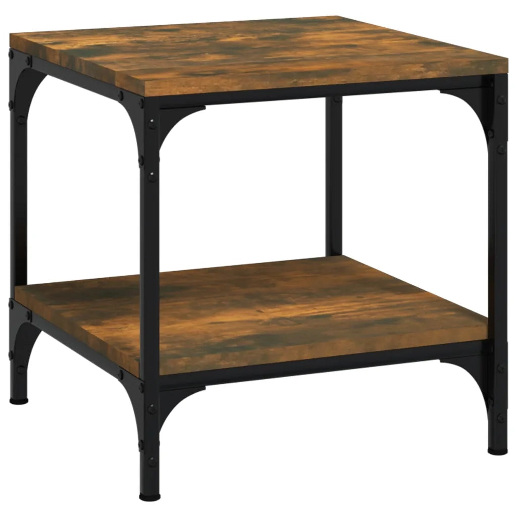 2 pz Tavolini da salotto | Tavolino da caff¨¨ | Tavolino da Soggiorno rovere fumo 40x40x40 cm in Legno Multistrato