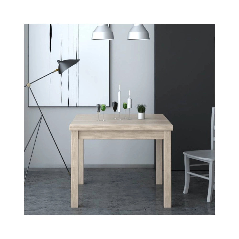 Tavolo raddoppiabile Firenze 90x90 colore olmo