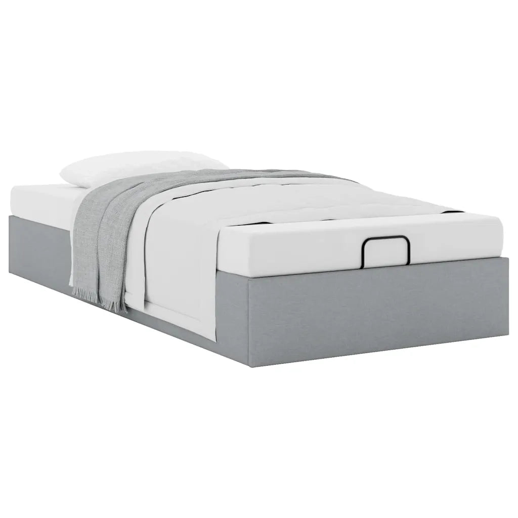 Struttura Letto Pouf senza Materasso 90x190 cm in Tessuto 3310840