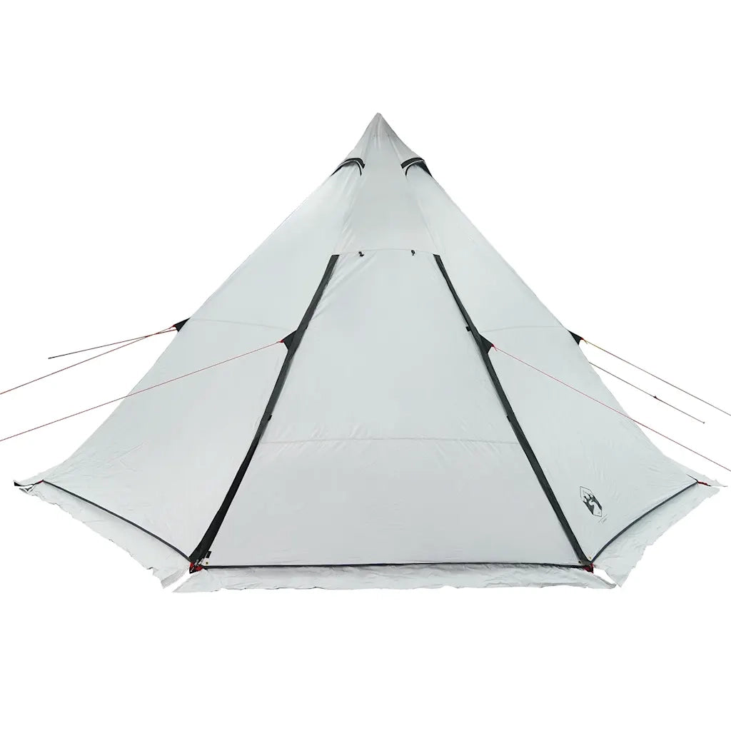 Tenda Familiare Tipi 8 Persone-Tenda da campeggio Bianca Tessuto Impermeabile