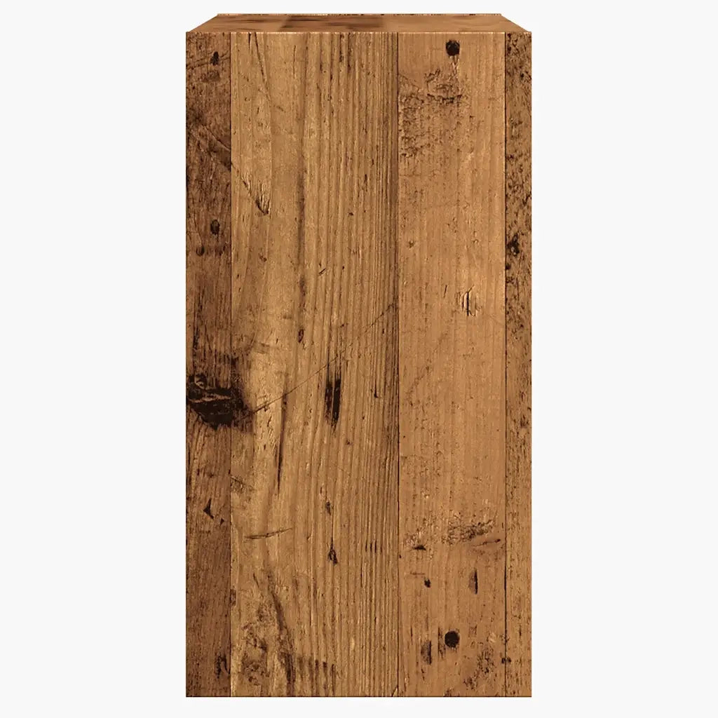 Tavolino Legno Vecchio 50x26x50 cm in Legno Multistrato 856538