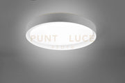 ZETA PLAFONIERA LED 24W 2500lm, 2700 - 6500K DIFFUSORE BIANCO CON BORDO GRIGIO E BIANCO E TELECOMANDO MULTIFUNZIONE D.48,5CM DIMMERABILE
