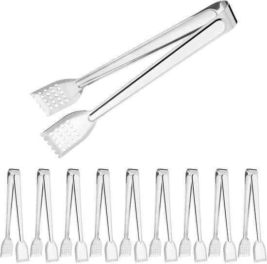 Set di uncini da cucina da 10 pezzi - acciaio inossidabile - multifunzionale - 23 cm