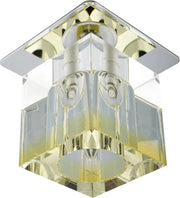 Plafoniera quadrata cristallo cromo 1xG4 SK-19 Candellux