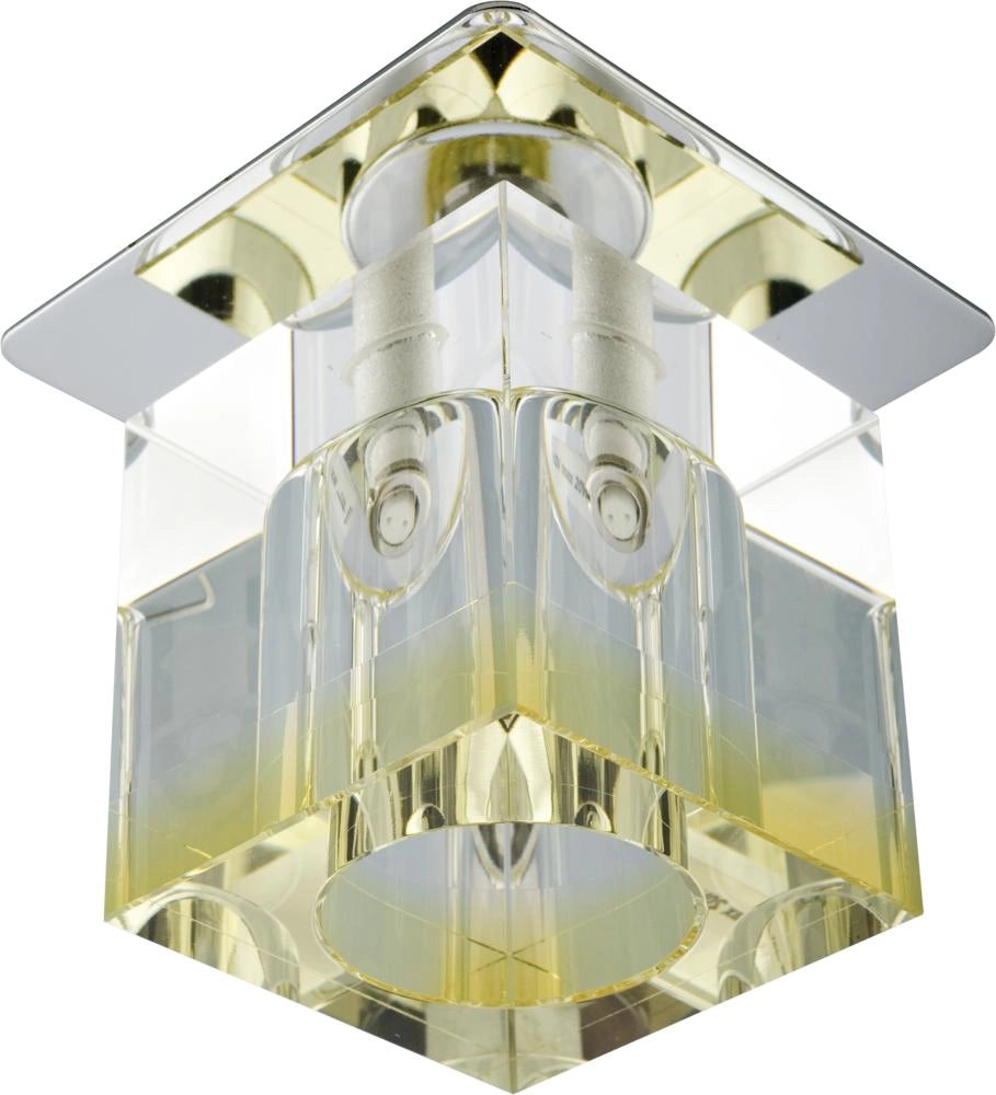 Plafoniera quadrata cristallo cromo 1xG4 SK-19 Candellux
