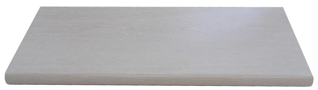 MENSOLA IN LEGNO 5 PZ. BORDO TONDO CM.80X20X1,8 COLORE ROVERE SBIANCATO