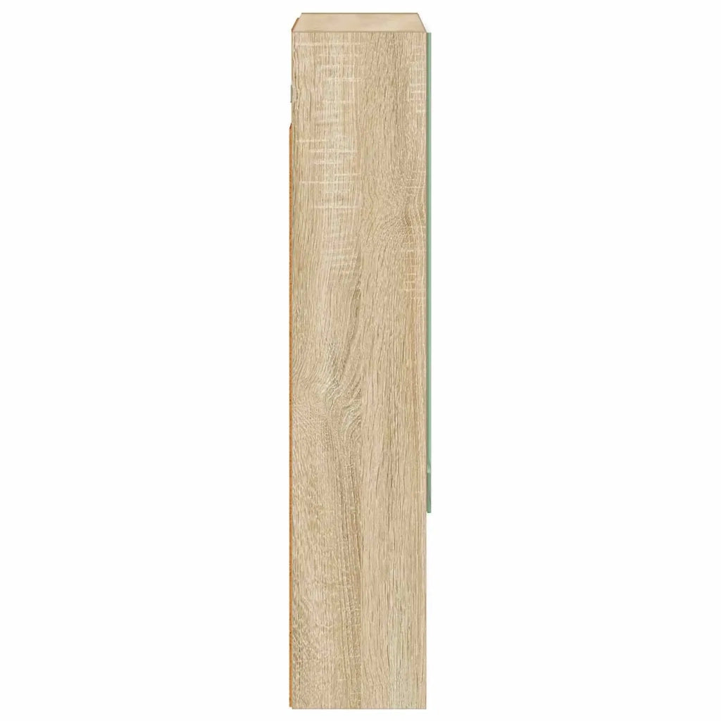 Mobiletto per specchio da bagno Rovere Sonoma 50 x 14,5 x 70 cm