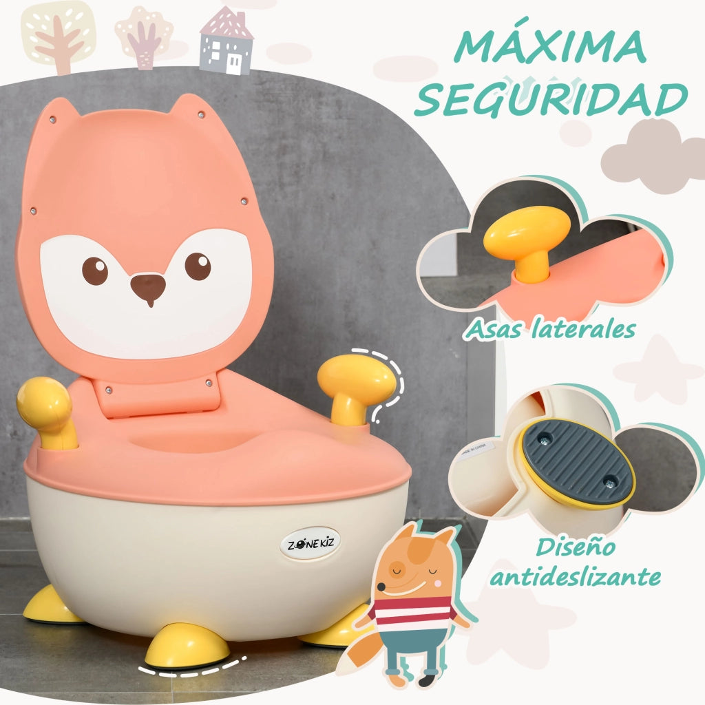 Orinal Bambini Forma Volpe ¨C Zephmum ¨C Rosa 34.5x35x23 cm