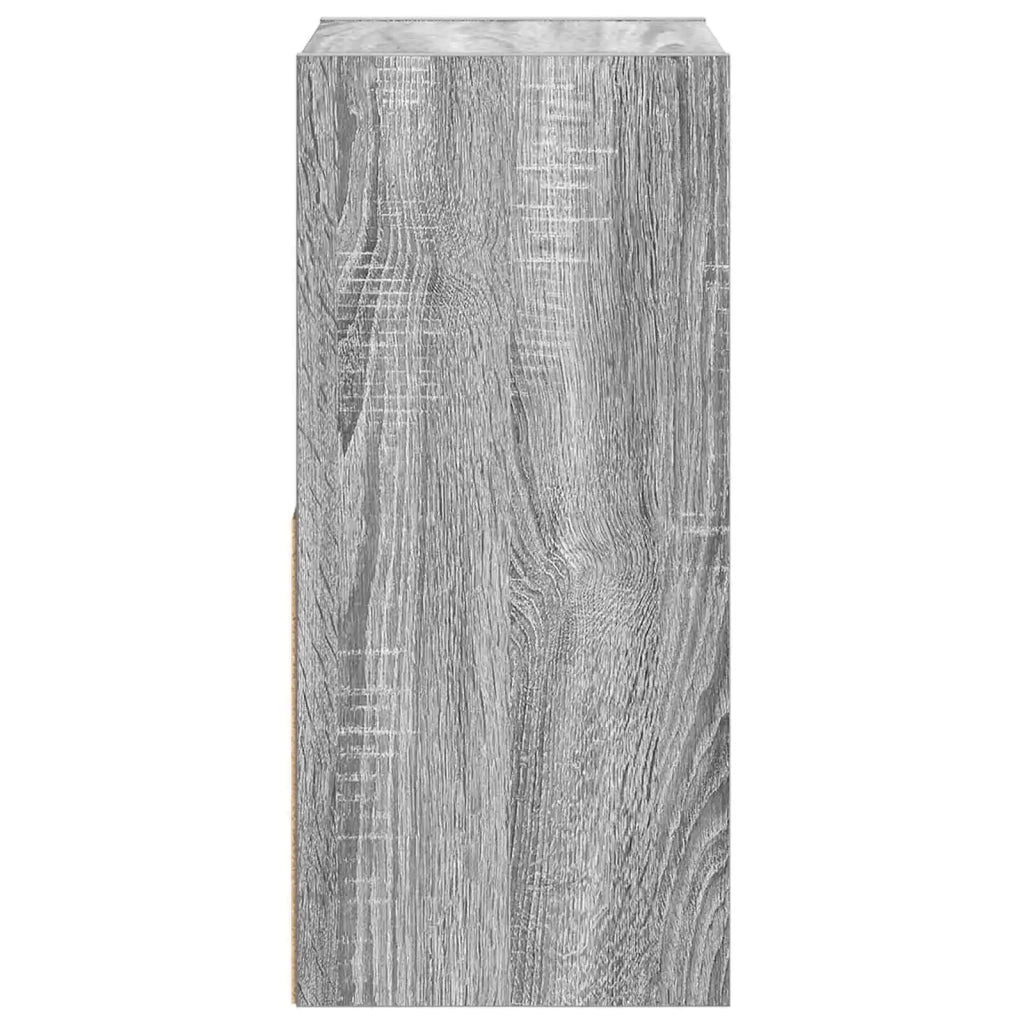 Comodino Grigio Sonoma 30,5 x 27 x 59,5 cm Legno multistrato 8000622