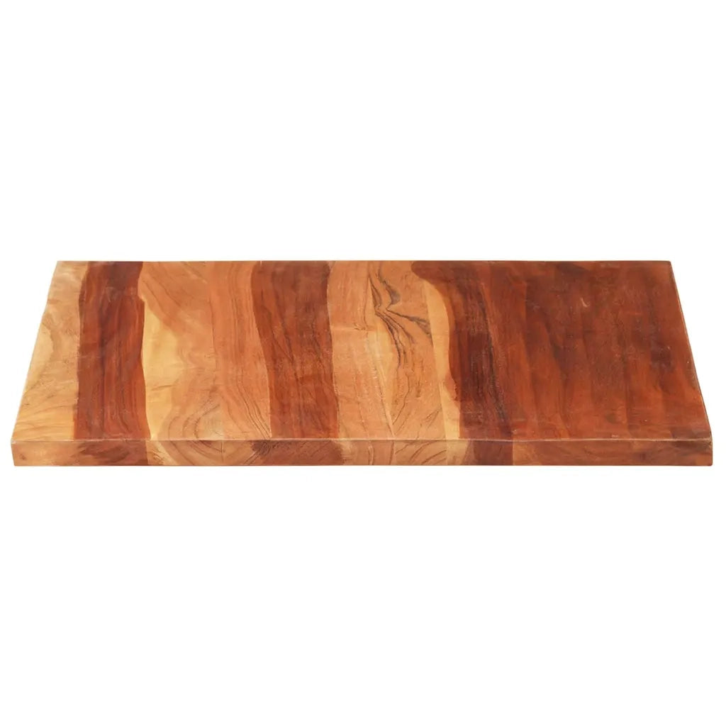 Piano Tavolo in Legno Massello di Acacia 25-27 mm 60x70 cm 285989