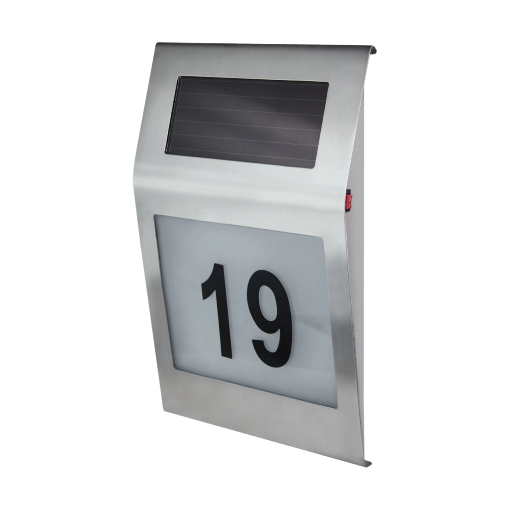 Applique solare numero civico LED 6500K IP44 Struhm