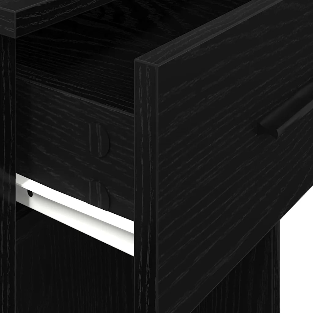 Supporto a Torre per Computer con Cassetto Nero 35x45x77 cm CFW7050393