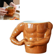 Tazza da Tè in Porcellana - Ciotole - Tazza da Caffè - Disegno Creativo e Fumettistico - Ideale come Regalo per il Compagno di Vita - 1 Pezzo - Disegno Unico - Idea Regalo