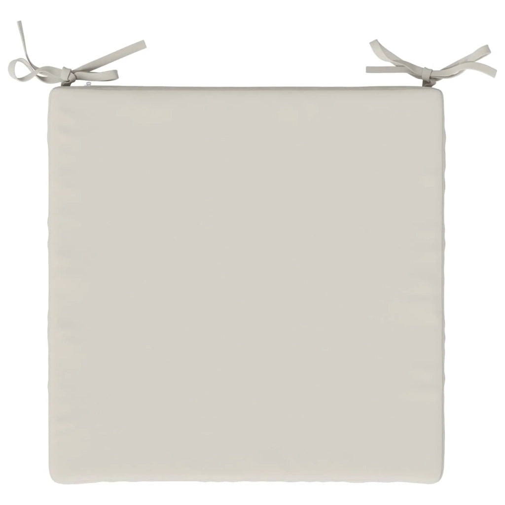 Cuscini per Sedia in 4 Pezzi SOEST 4 pz 100% Poliestere Bianco 944385
