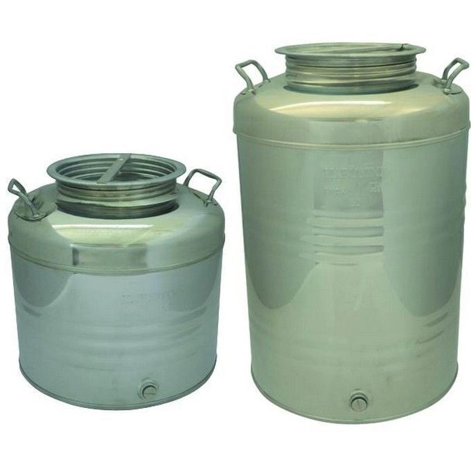 Contenitori Per Olio Acciaio Il Fusto Mm.360X590H Lt. 50
