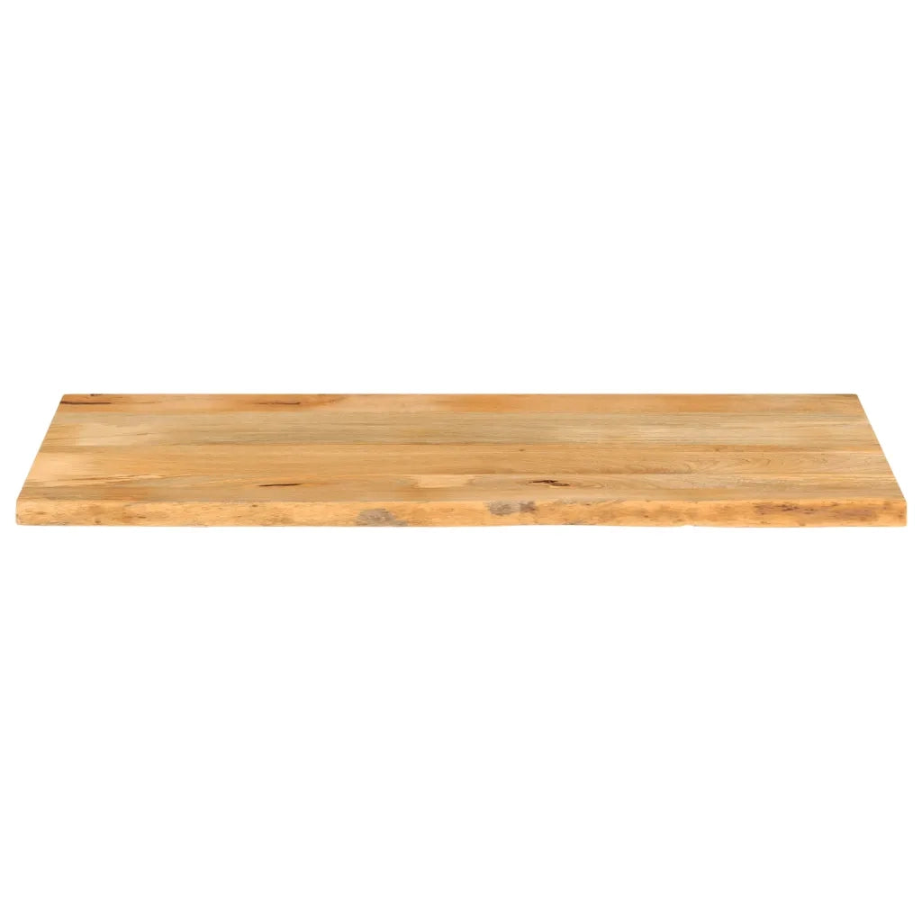 vidaXL Piano Tavolo Bordi Vivi 140x60x3,8cm in Legno Massello di Mango