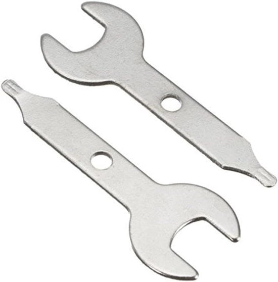 Set di chiavi a bocca aperta 2 in 1 da 9,5 mm, chiave a trocchio da 3/8 pollici, chiave inglese in acciaio inox per attrezzi rotanti.