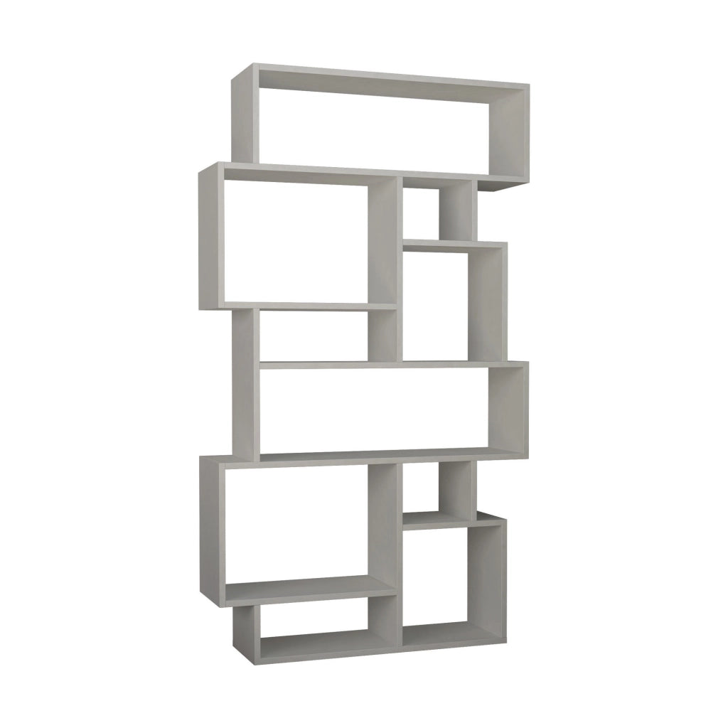 Libreria in legno "Karmato" - 96 x 25 x 168 cm - Bianco