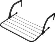 Supporto per asciugatura del radiatore Pieghevole Supporto per asciugatura del balcone 3 m di lunghezza 50 x 33 x 16 cm Acciaio verniciato