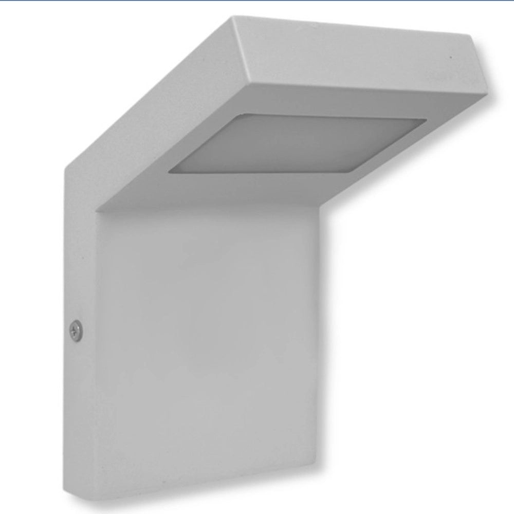 Trade Shop - Lampada Applique Led Da Giardino 10w Ip54 Lampione Bollard Da Muro Luce 4000k 954wa-h160 -