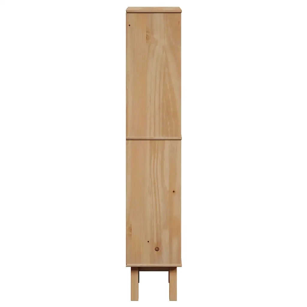 vidaXL Mobile da Bagno OTTA 35x30x159 cm in Legno Massello di Pino