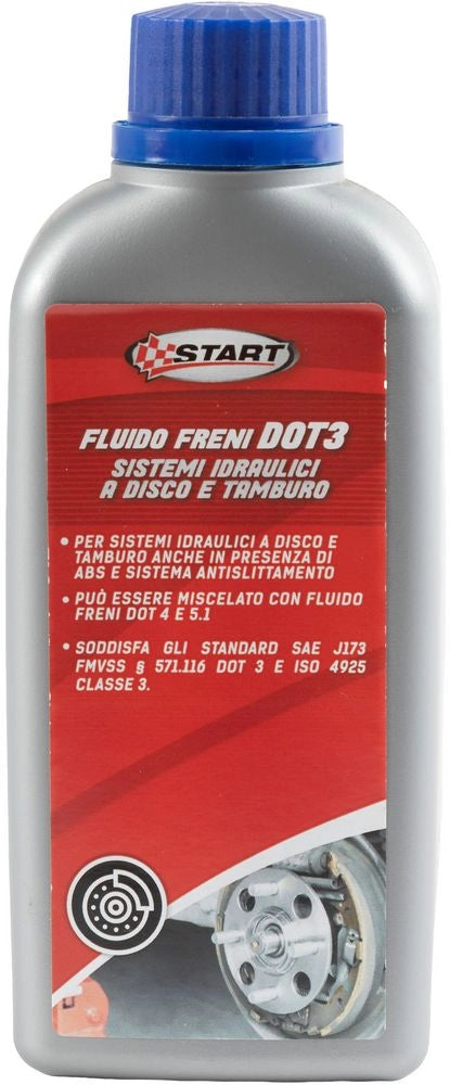 Fluido freni DOT 3 per sistemi idraulici a disco e tamburo 250ml