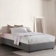 Alvise, Letto Piazza e Mezza Materasso Incluso Made in Italy, Grigio