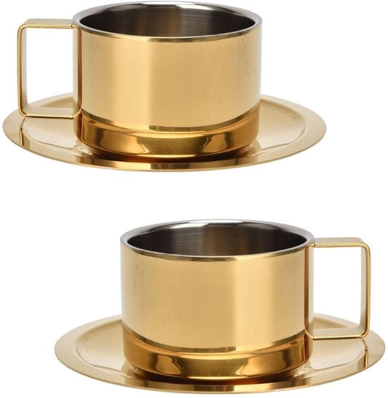 Cappucciniera in acciaio inossidabile - Formato compatto - Ideale per cappuccino e tè - Adatto per adulti