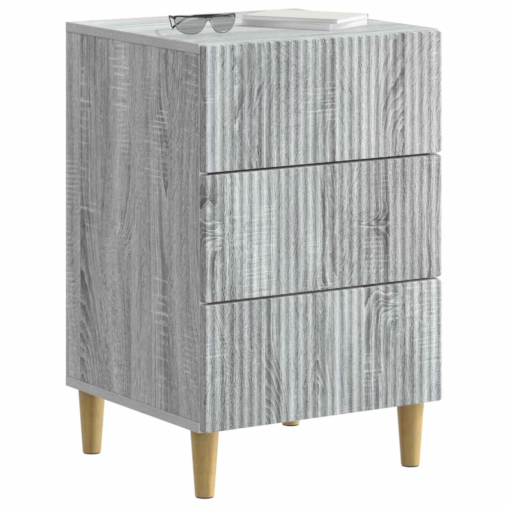 Armadio da Notte con cassetto Grigio Sonoma 43 x 41 x 66,5 cm