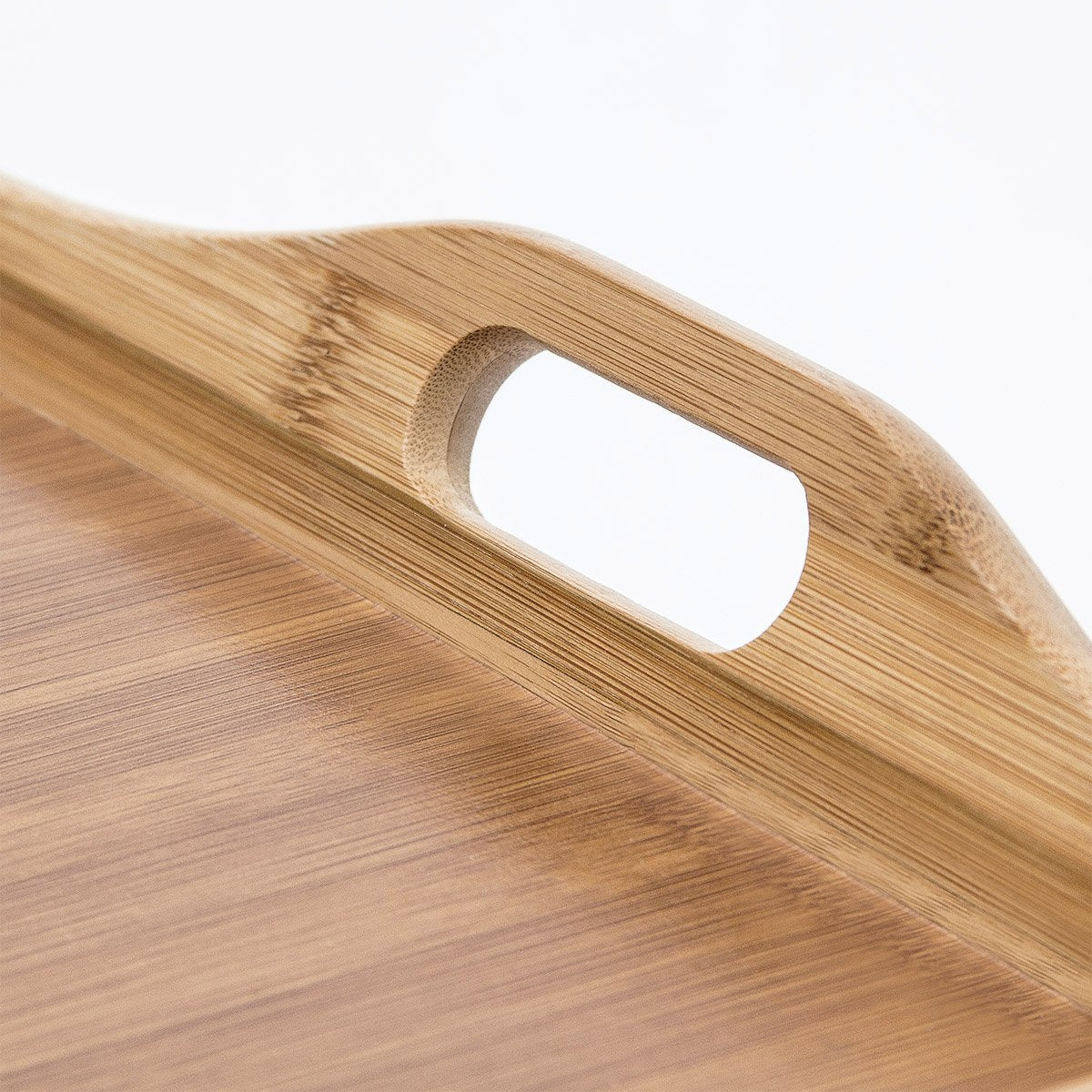 Vassoio per colazione in bambù con mensola da letto pieghevole 2013072